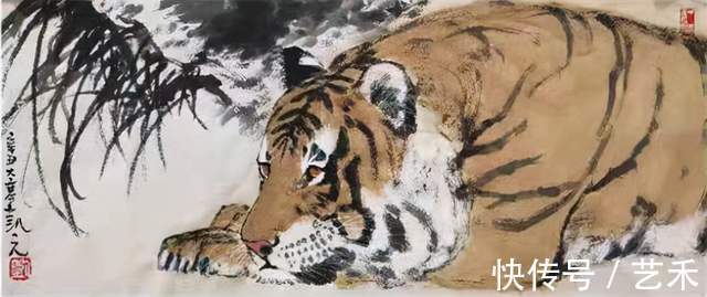 美展&刘金凯画虎