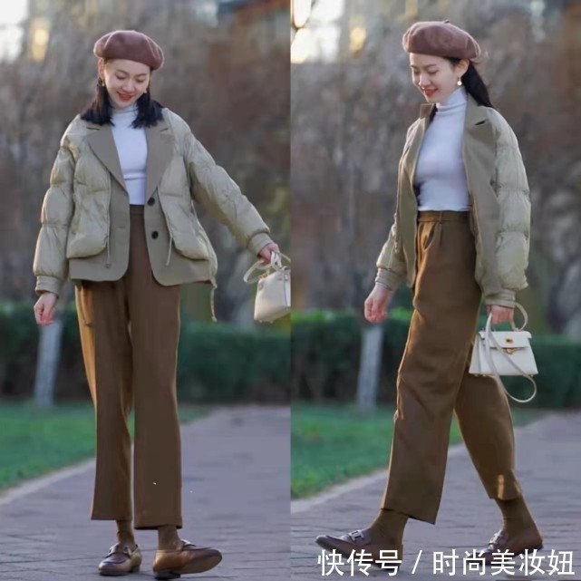 羽绒服|“羽绒服+长裤”,才是冬季的正确打开方式,保暖又洋气