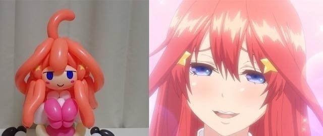 动漫角色|用气球还原出动漫角色,鬼灭之刃恋柱超可爱,漫迷:我全都要