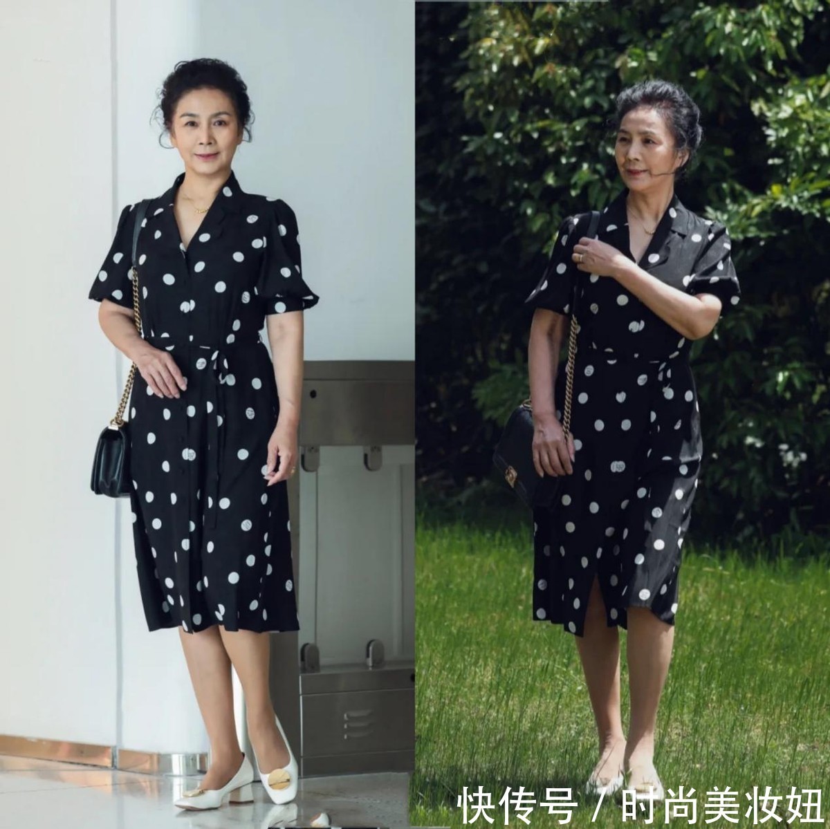 女性|60岁依旧保持少女感,这位奶奶搭配真洋气,照穿减龄10岁不止