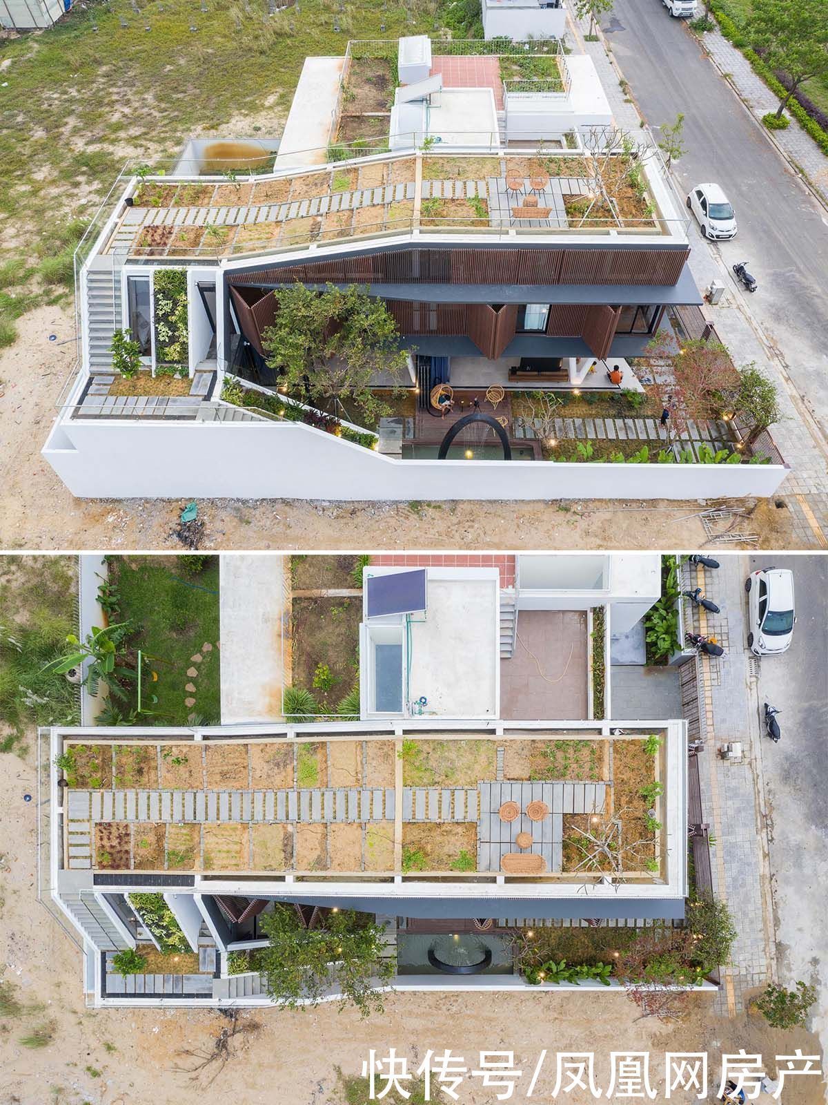 百叶窗|这对夫妻把屋顶改造成菜园,瓜果蔬菜都吃不完,屋内还能冬暖夏凉