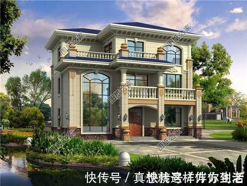 别墅|二层半建房图纸设计图,简单又好看,村里人看了都喜欢