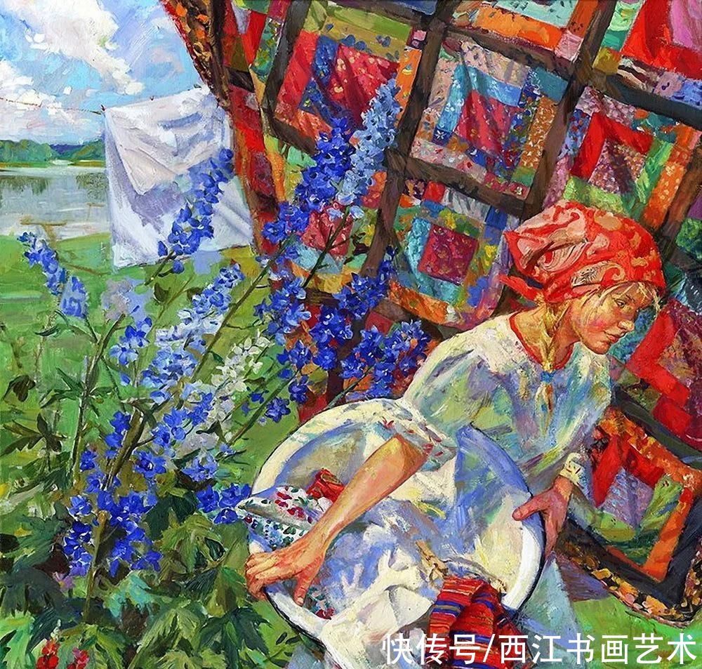 细致瑰丽的画风，俄罗斯女画家纳塔利娅·图尔