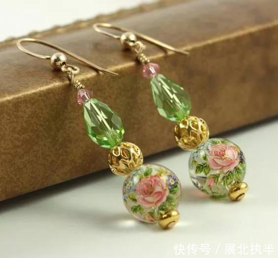 铁丝|嫌弃耳环难看,在家拿些珠子,串一串,每天都戴不同风格!附教程