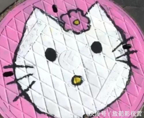 井盖|美术生“井盖”上面画动漫,皮卡丘不算经典,图4蓝忘机无人敢踩