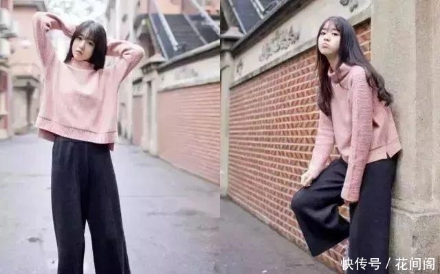 毛衣搭配阔腿裤,春季流行时髦套路,你穿上了吗?