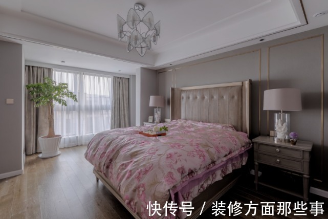 风格|128平轻奢风三居室,给你极其温柔的呵护