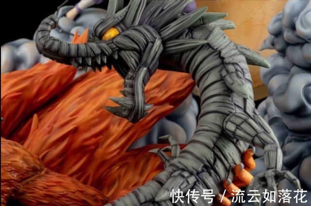 逼真|火影4000的手办,斑与柱间的终结之战,九尾与木龙形象逼真