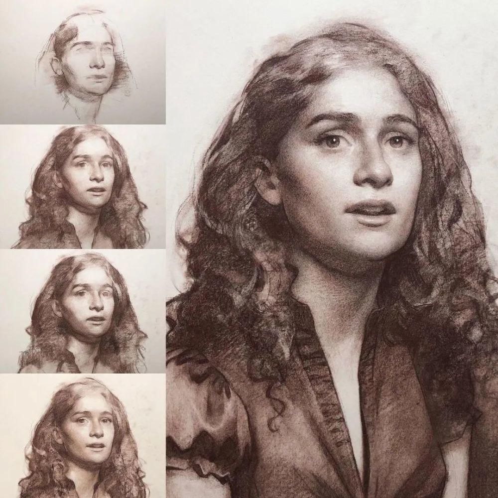 调子|很硬核，一张素描500万网友围观，绝美线条让你欲罢不能，看一百遍都不腻！