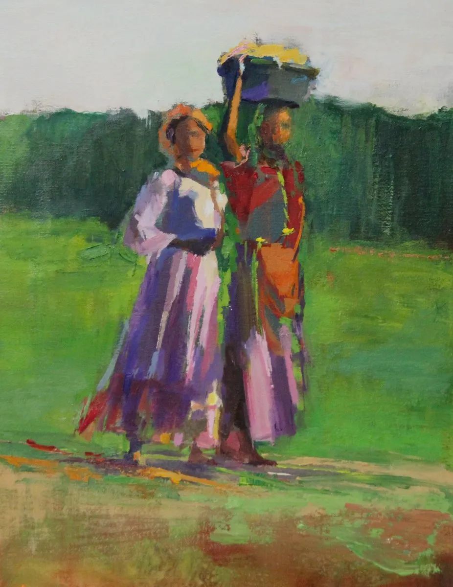 笔力独到,气势如虹,看看这二位的油画