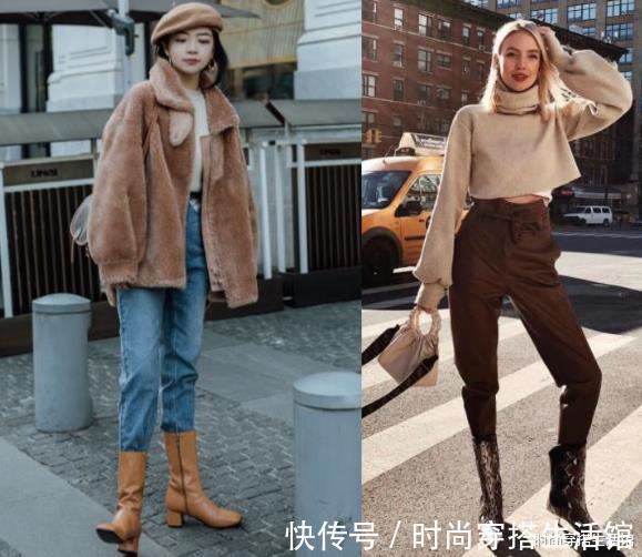 袜子|入秋后就别再露脚踝了,这样穿时髦显高又保暖,建议收藏