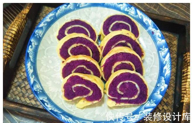 鸡蛋饼|入秋后，多用紫薯做早餐，软糯奶香，一口一个真香