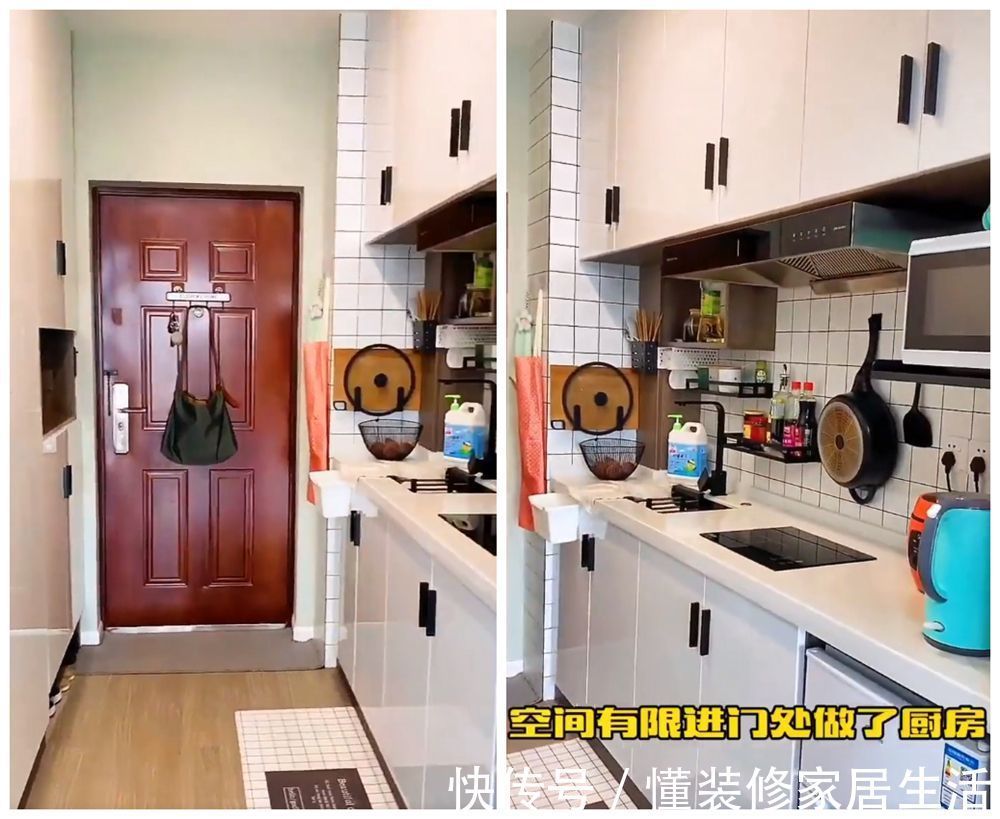 小户型|一位姑娘,将30㎡超小户型重新装修,塞下1室1厅1厨1卫,真太牛了