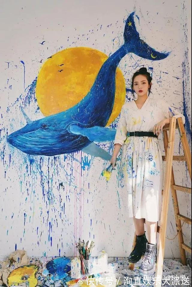 素描#她从小画画长大后靠垃圾画出千万粉丝有梦想的人,成就不会太差