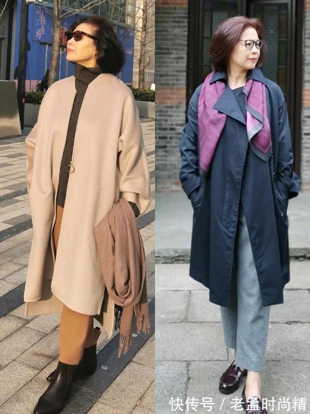 直筒|60岁女人要拒绝“大妈式”穿搭!学学“大龄姐姐”这样搭,更时髦