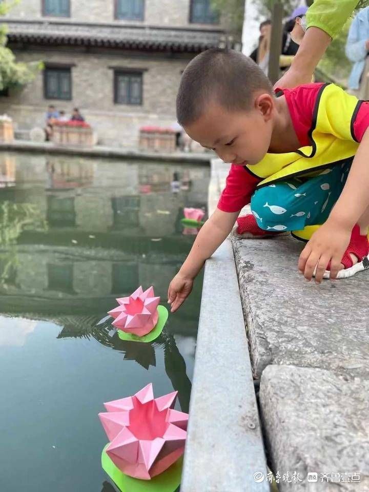 端午节|在百花洲制作荷灯和香囊，小朋友体验研学过端午