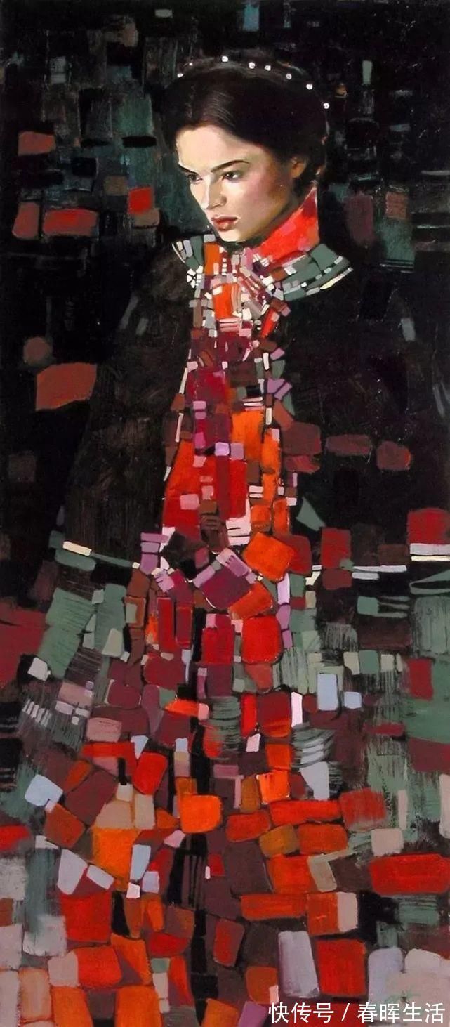 irene@她的油画有一种惊艳脱俗的美,乌克兰天才女画家艾琳·谢里