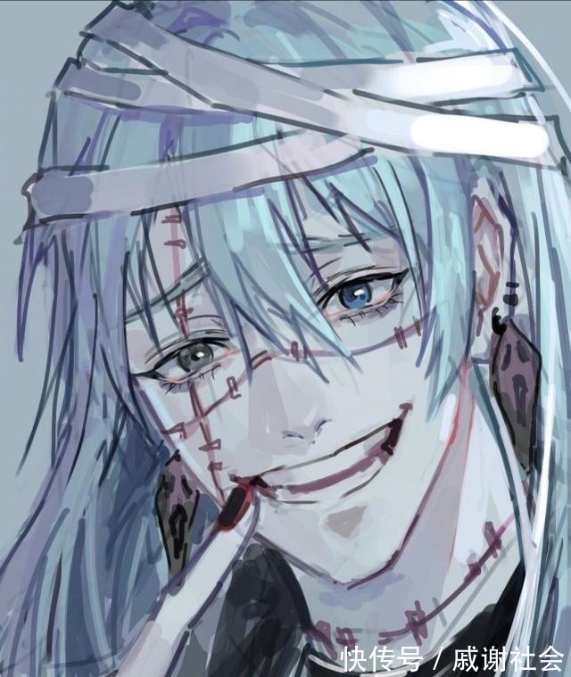画师|画师笔下的咒术回战,五条悟怎么画怎么帅,夏油变暖系帅哥