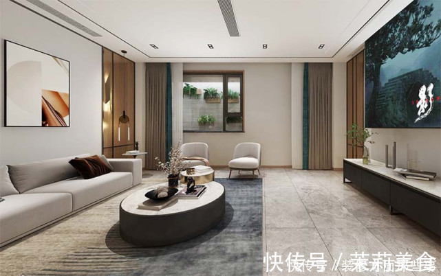 质感|300平四居室将舒适、质感糅合,构成一个现代轻奢的家