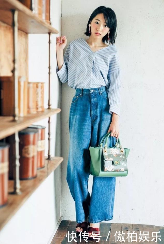 小个子穿阔腿裤时,建议牢记这3个搭配思路,显高又显瘦