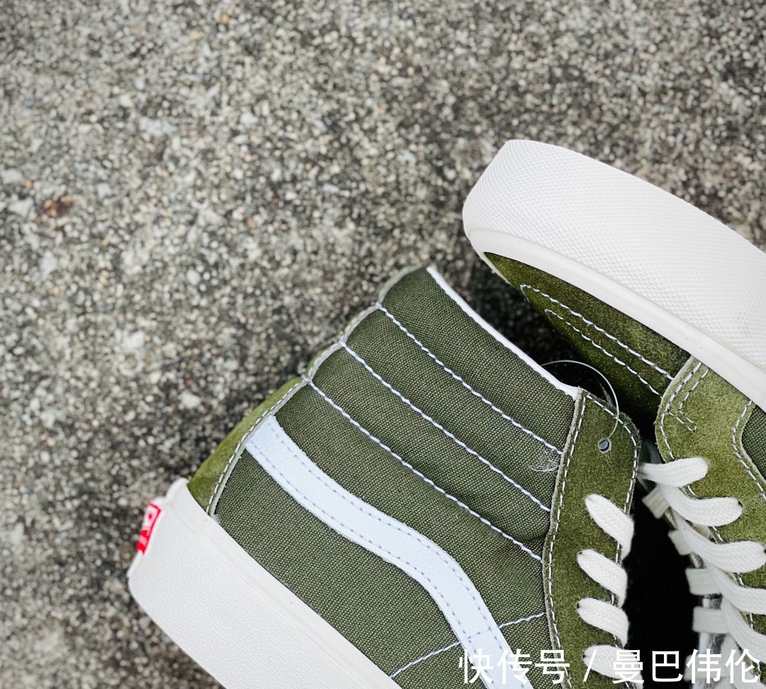 vault Vans SK8-Hi Vault OG 军绿高帮帆布鞋