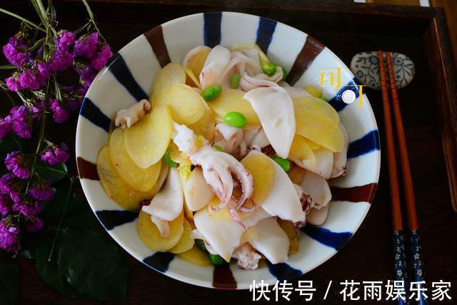 步骤|炒鱿鱼怎么处理才能又脆又嫩配合这两种蔬菜口感温和，营养均衡