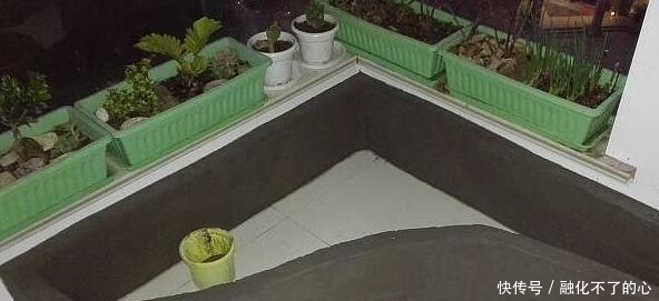 阳台|偷偷在阳台砖砌鱼池, 邻居来玩, 去物业把我投诉了