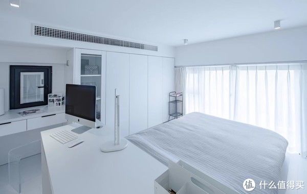 装出禁欲感，超实用的设计没有浪费一丝空间|魔都46㎡ 复式| 厨房