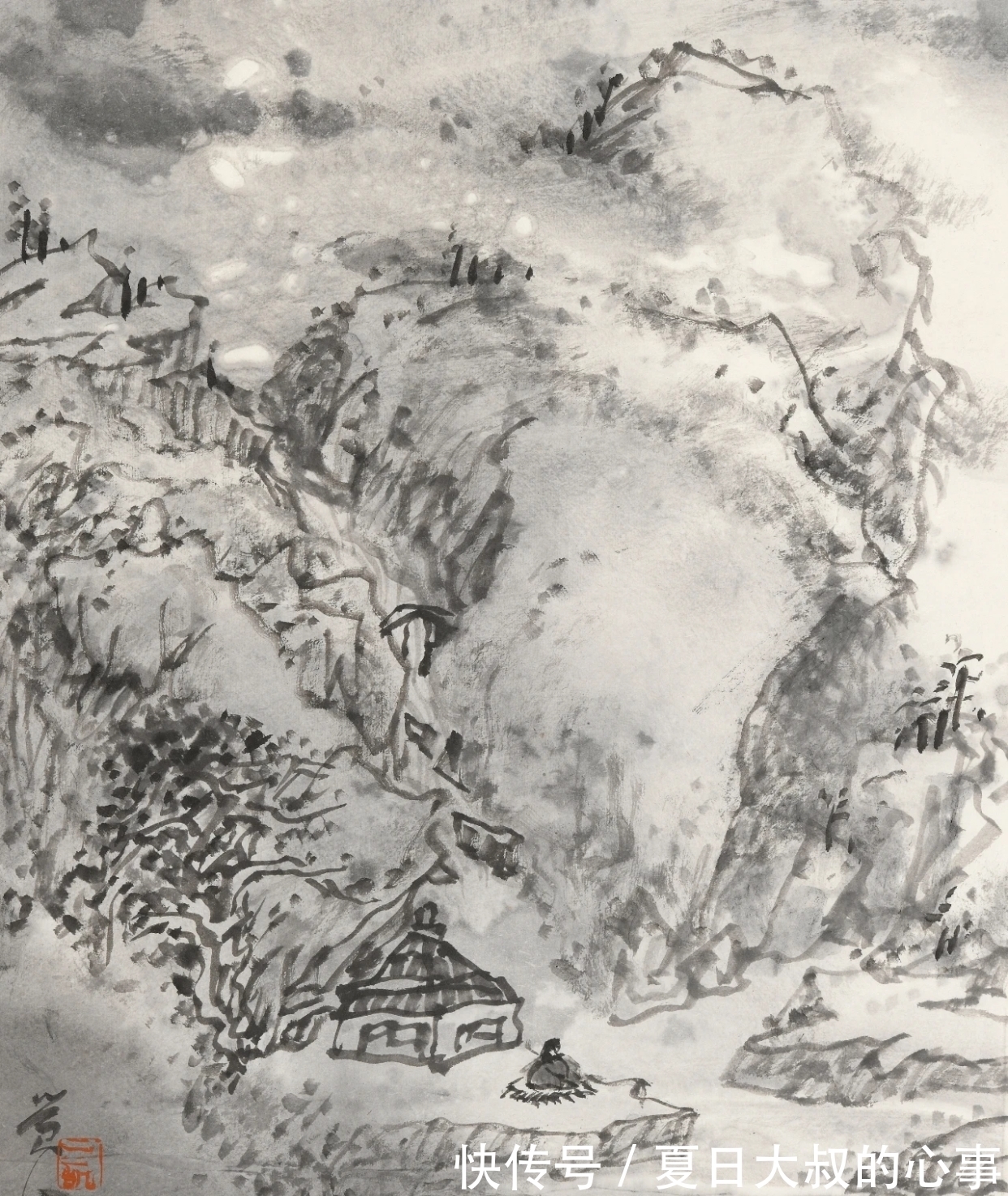 水墨山水画&似古不泥古|曾三凯水墨山水画