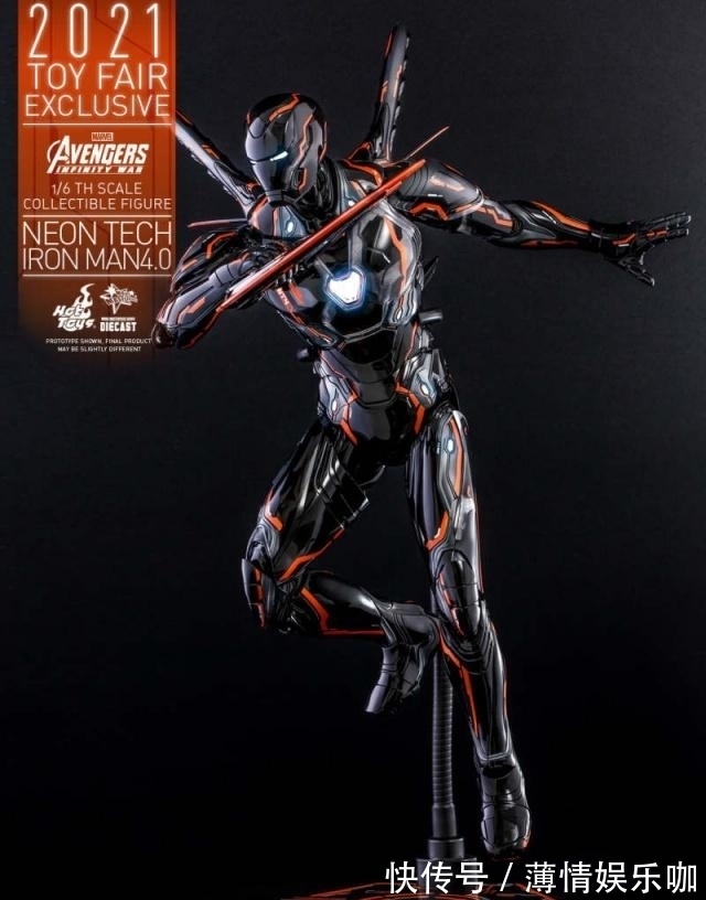 钢铁侠|模玩资讯:Hot Toys《复仇者联盟3:无限战争》霓虹科技钢铁侠
