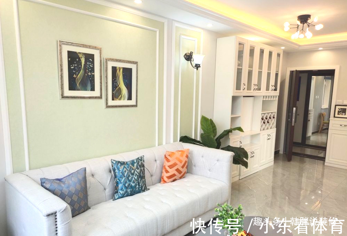 沙发|晒晒刚完工70㎡新房,这才是年轻人想要的装修,简洁好看又清新