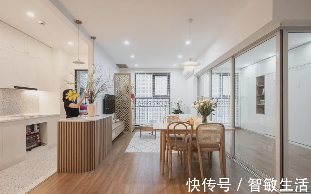 水龙头|95㎡拆掉次卧,做玻璃隔断,盘活鸡肋空间,家里门槛都快被踩烂了