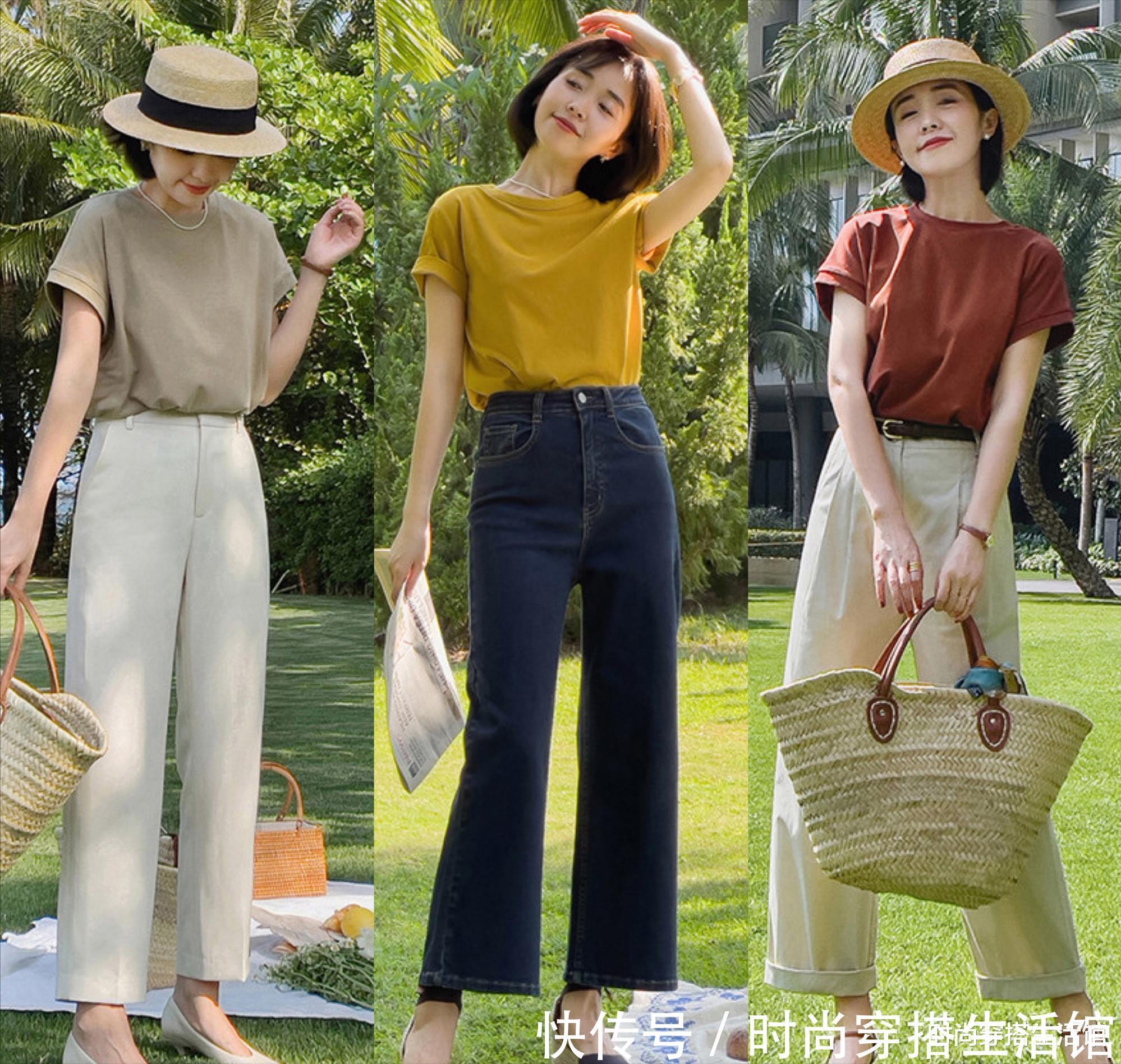 小姐姐|基础款T恤别乱穿，尝试这5个改变，提升衣品穿出好气质