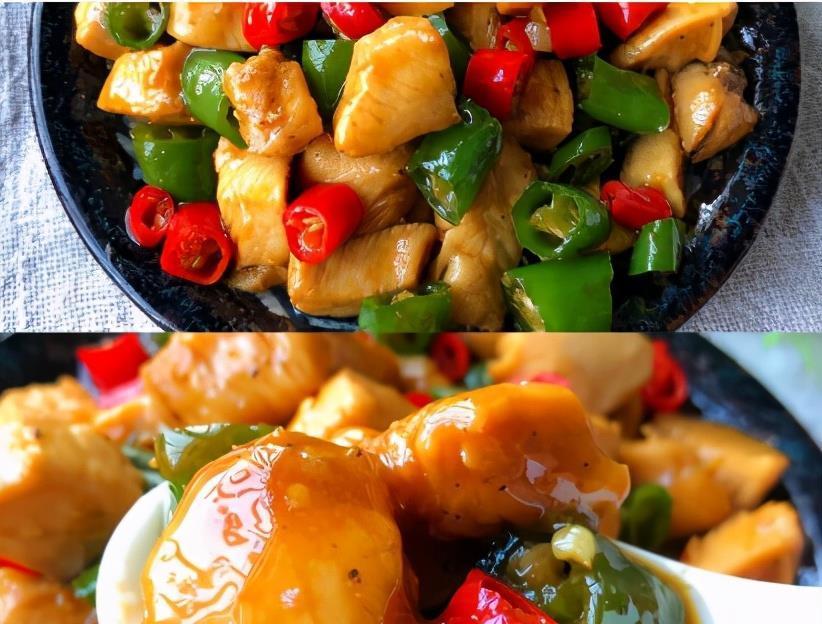 好吃|巨好吃的双辣炒鸡丁,香辣过瘾,非常下饭!