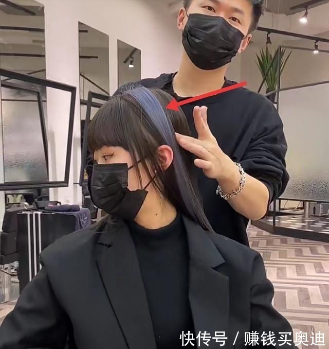 搭配 2021新火了一种“发带染”,过完年新发型有得造了,潮酷变身