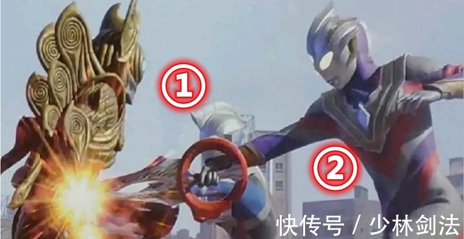 回归|特利迦奥特曼：巴罗萨回归中两刀，贝魔剑+圆环臂，这待遇真不错