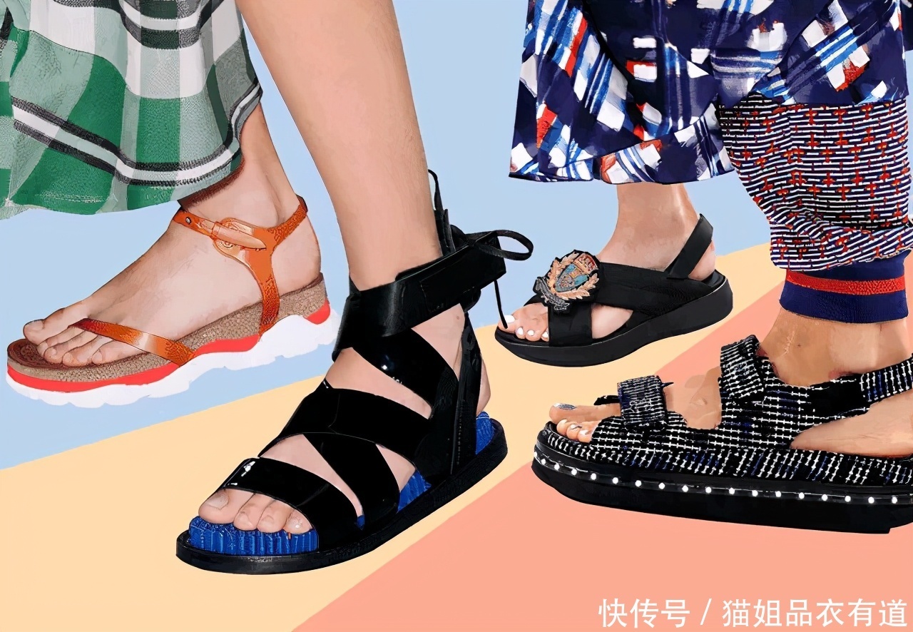 高跟鞋|终于有舒适的凉鞋，你却嫌它丑？超火的“爸爸凉鞋”，好看又百搭