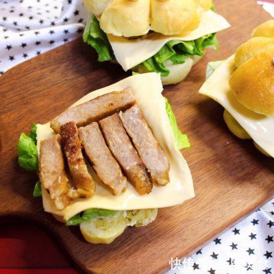 #安佳万圣烘焙奇妙夜#南瓜牛排汉堡