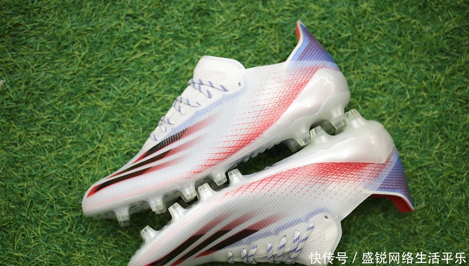旗舰级|阿迪达斯 X Ghosted.1 AG“Showpiece Pack”足球鞋