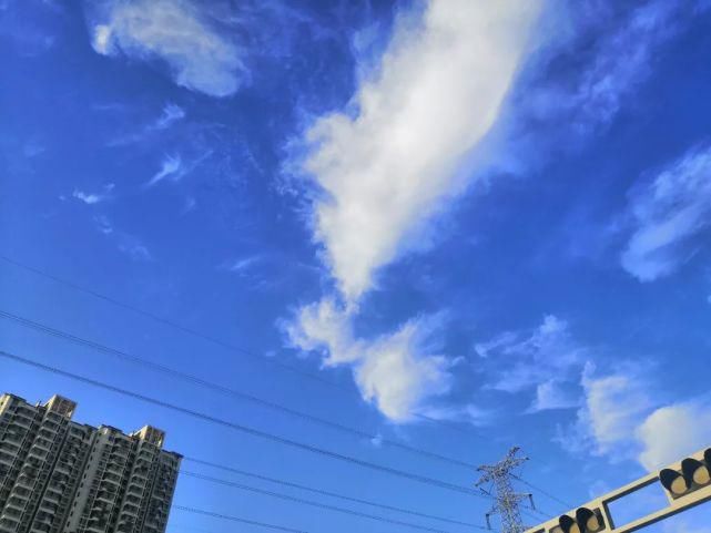 济宁美|晒蓝天︱蓝天为纸，白云作画！这样的济宁美爆了！