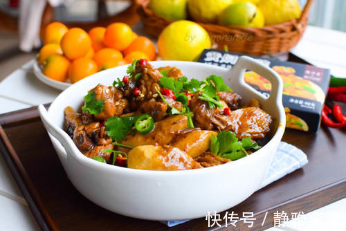 冬季天冷馋肉菜，鸡腿加它咕嘟嘟炖一锅，饭菜都有了，特省事
