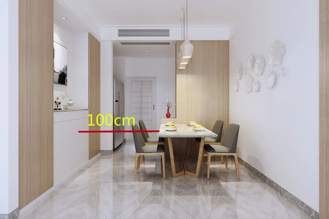 动线|餐桌加椅子要多大空间？餐桌椅摆放与尺寸参考，看这篇就知道了