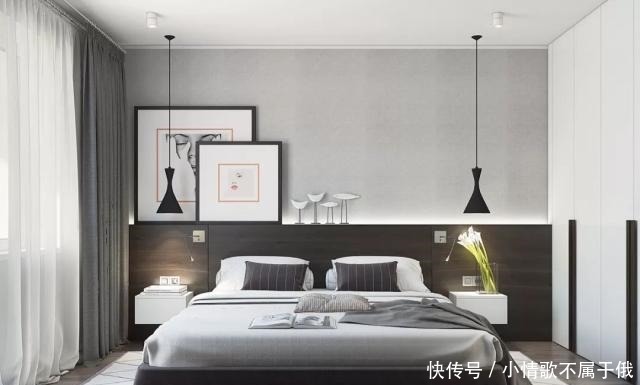 实用|快扔掉床头柜，老土又占地，现在年轻人卧室都这样装，美观更实用！