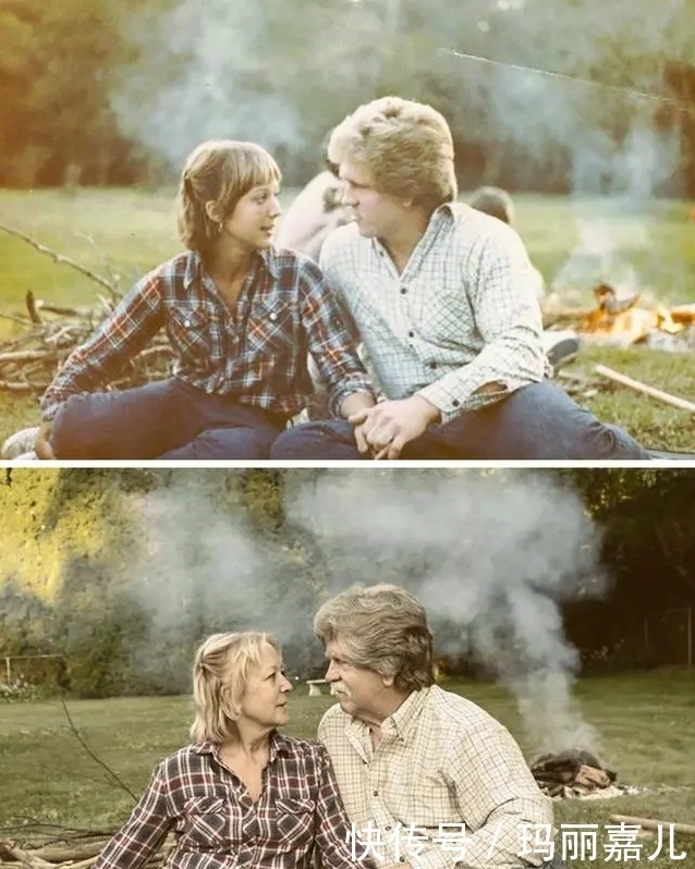 中年|30张过去和现在的对比照片,感受一下时间的力量