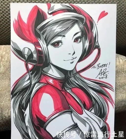 马克笔|马克笔手绘动漫人物,你能不能从艺术家的画里找到童年!