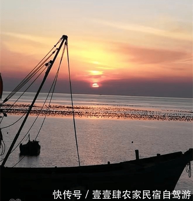 海澡|大连海王九岛振全渔家，吃新鲜海鲜洗痛快海澡，追着日落去踏浪！