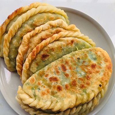 小米粥|韭菜盒子