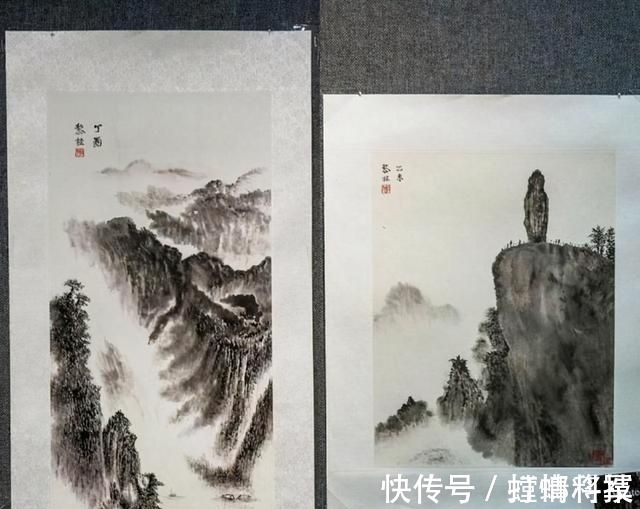 黎姿&黎姿82岁父亲国画水平高：模仿黄宾虹非常像，绘画造诣很出彩