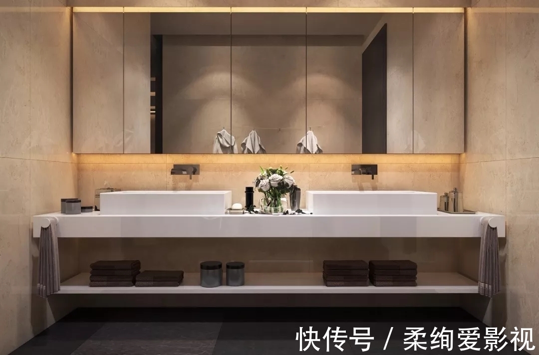 洗手盆|20张卫生间洗手盆设计案例，都很漂亮，总有一款你喜欢的！