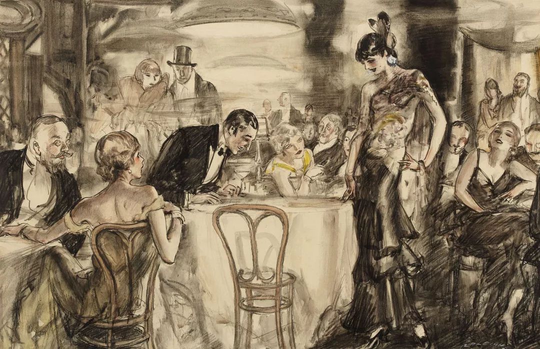上流社会@美国最伟大的插画家,记录了上流社会的男男女女纸醉金迷的情景